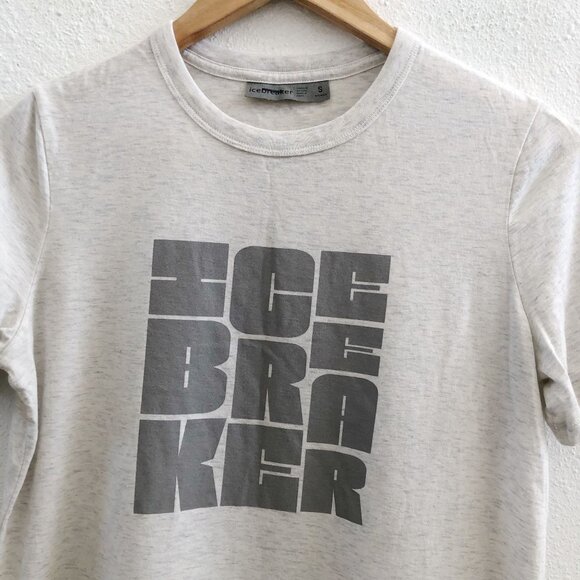 ICEBREAKER Short Sleeves Wool Blend Top Size M/L - Picture 5 of 9